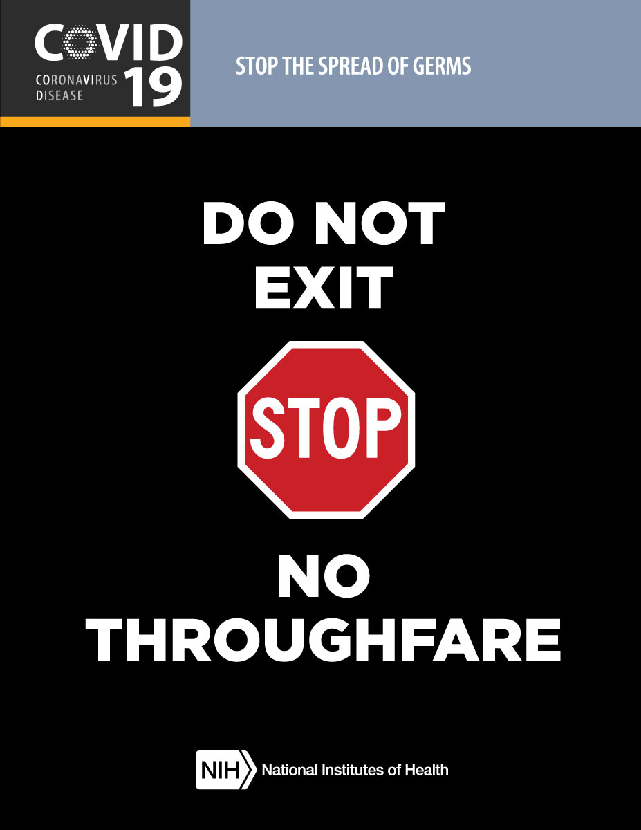Do Not Exit Sign